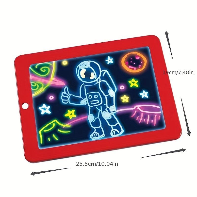 Kids Fluorescent Writing Board Magic Luminous Painting 3D Material