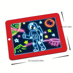 Kids Fluorescent Writing Board Magic Luminous Painting 3D Material