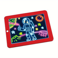 Kids Fluorescent Writing Board Magic Luminous Painting 3D Material