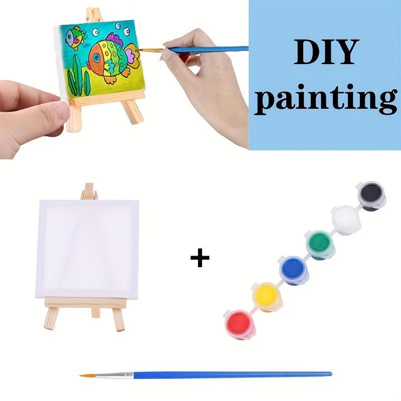 Children's Wooden Mini Frame Painting Frame Set