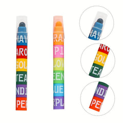Highlighter DIY Combination Markers 6 Colors Stitching Fluorescent Pens