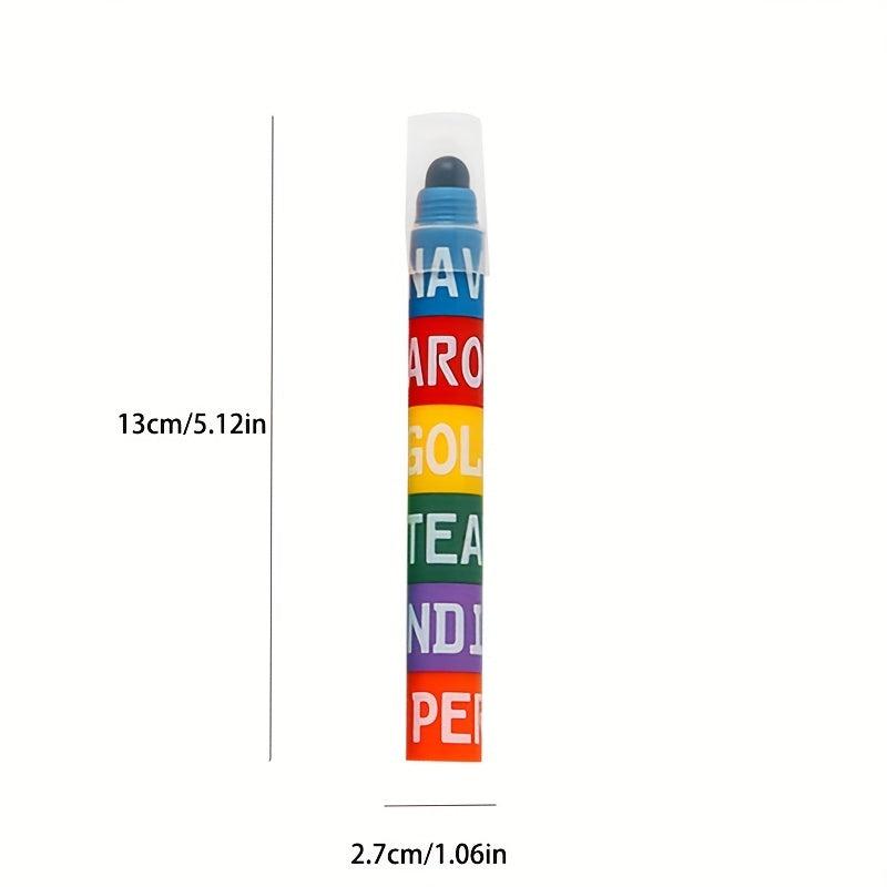 Highlighter DIY Combination Markers 6 Colors Stitching Fluorescent Pens