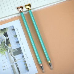 2pcs Love Shape Graphene Metal Pencil for Kids and Office