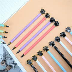 2pcs Cartoon Bear Palm Cutless Graphene Children's Metal Pencil