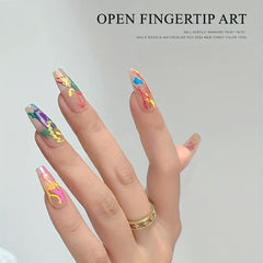 8pcs 3D Nail Art Pens Set Acrylic Paint Marker Set for Manicure DIY