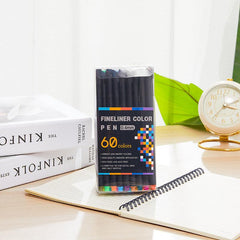 Watercolor Hook Line Pen Painting Set - 100 Colors Gel Pen Needle Pen Stroke Pen