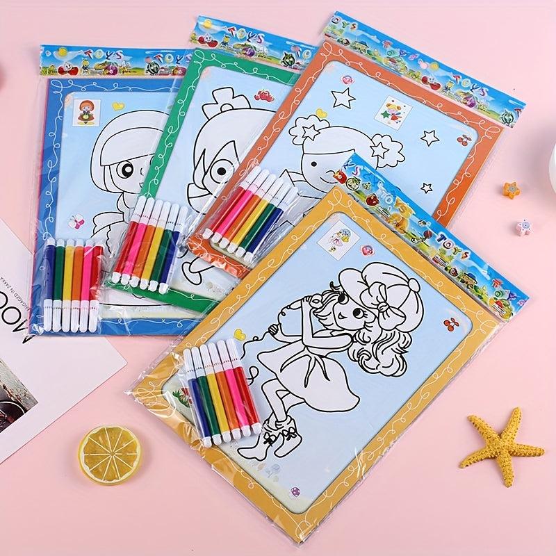 Children's Watercolor Painting Drawing Board