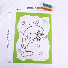 Children's Watercolor Painting Drawing Board