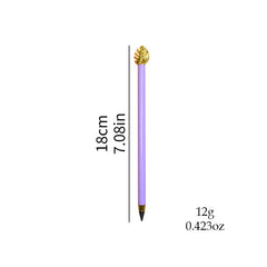2PCS Eternal Pencil Infinity Graffiti Student Replaceable Gift Pen