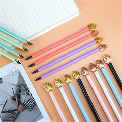 2PCS Eternal Pencil Infinity Graffiti Student Replaceable Gift Pen