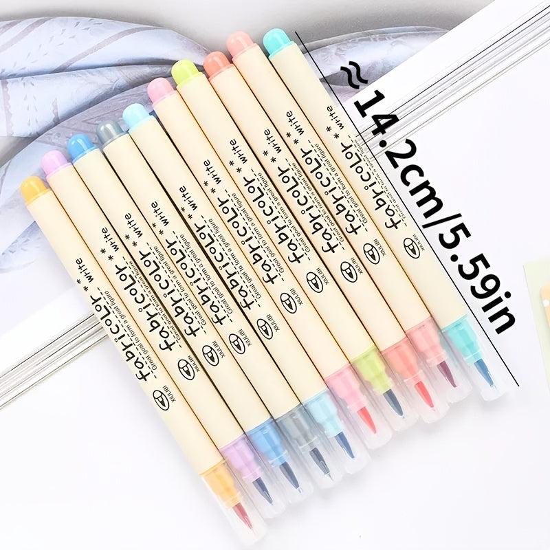 10pcs Soft Tip Brush Pen Set for Calligraphy & Art Projects