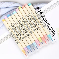 10pcs Soft Tip Brush Pen Set for Calligraphy & Art Projects