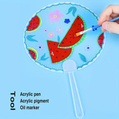 DIY Blank Umbrella Fan Graffiti Kit for Kids