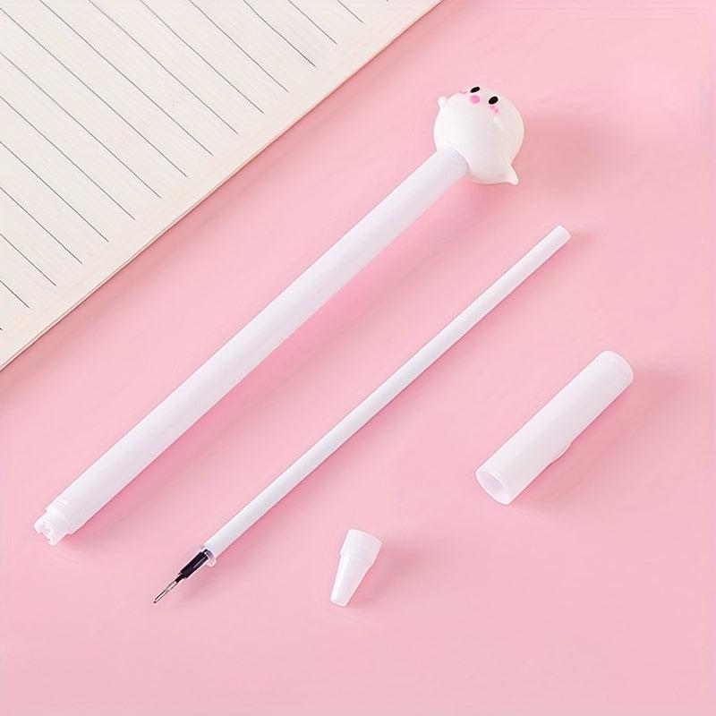 6pcs Halloween Gel Pens Cartoon Ghost Pumpkin Bat Set