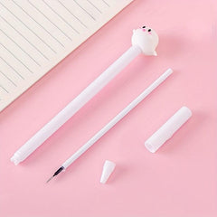 6pcs Halloween Gel Pens Cartoon Ghost Pumpkin Bat Set