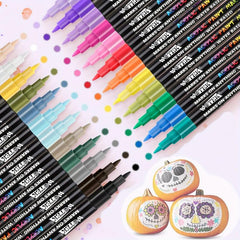 18 Acrylic Paint Pens for Rock Painting Waterproof Paint Markers DIY Craft
