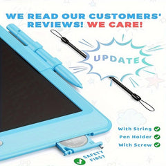 Colorful Toddler Doodle Board 25.4cm Writing Tablet