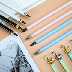 2PCS Eternal Pencil Infinity Pencil Replaceable Head Gift Pen