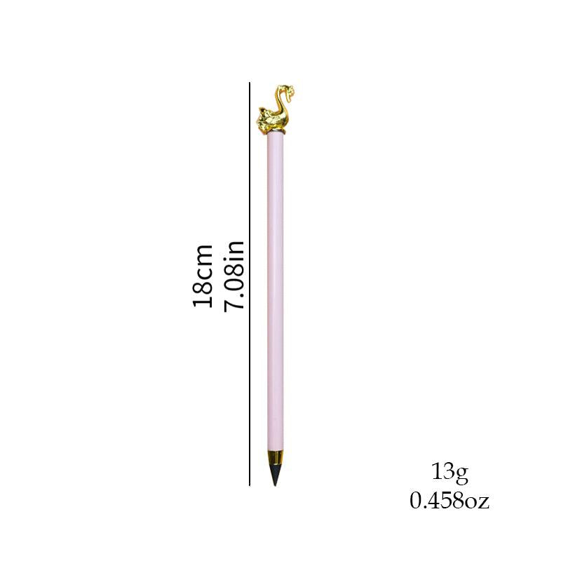 2PCS Eternal Pencil Infinity Pencil Replaceable Head Gift Pen