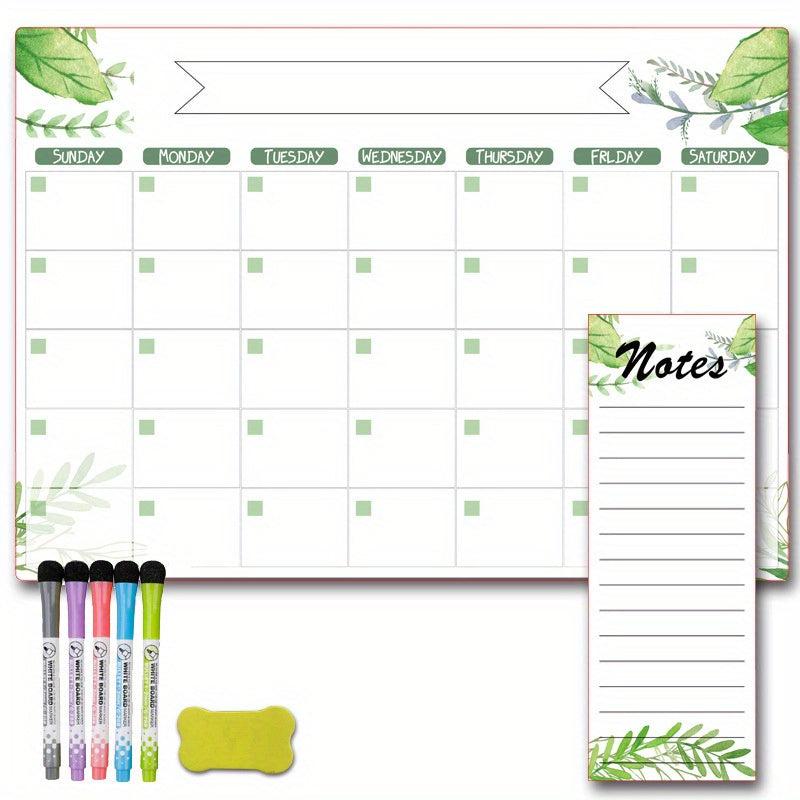 Kids Drawing Board Erase 2 Refrigerator Stickers 5 Pens Random
