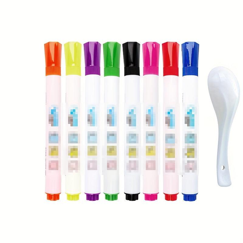 Watercolor Floating Pens Set - 12 Colors with Spoons for Water Painting