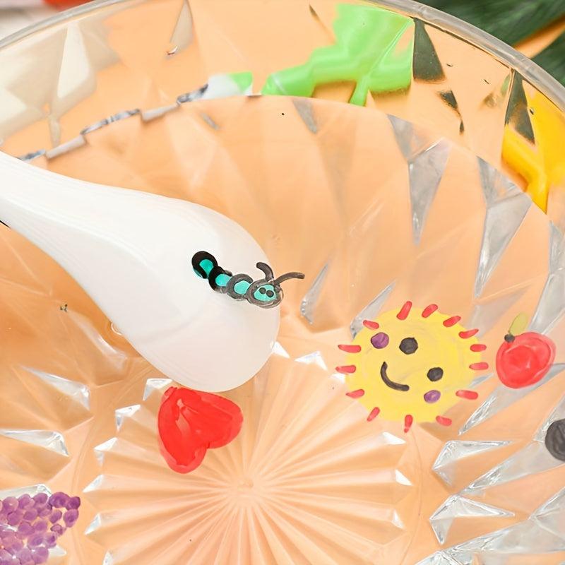 Watercolor Floating Pens Set - 12 Colors with Spoons for Water Painting