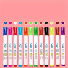 Watercolor Floating Pens Set - 12 Colors with Spoons for Water Painting
