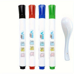 Watercolor Floating Pens Set - 12 Colors with Spoons for Water Painting