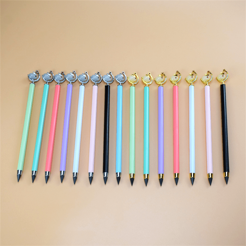 Creative Moon Rabbit Shape Metal Pencil