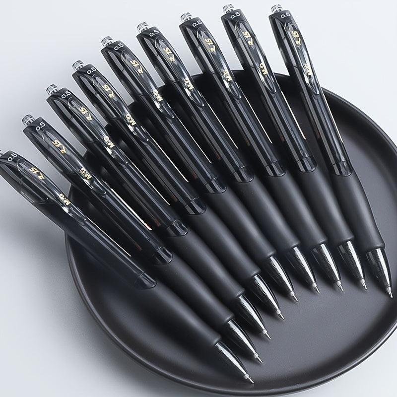 6pcs Classic Press Gel Pens Office Nursing Business Pens