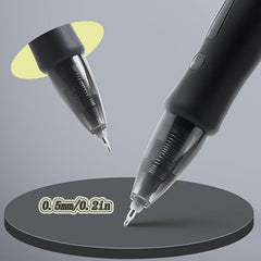 6pcs Classic Press Gel Pens Office Nursing Business Pens