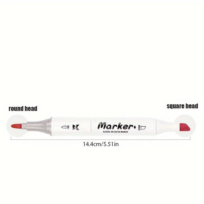 60 Color Watercolor Pens Set, Non-toxic Double Ended Markers