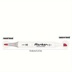60 Color Watercolor Pens Set, Non-toxic Double Ended Markers