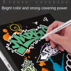 Acrylic Marker Waterproof Quick Drying DIY Painting Shoes Graffiti Pen
