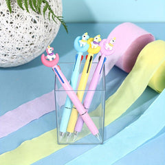 4pcs 0.7mm Moonlight Pony Ballpoint Pen Red