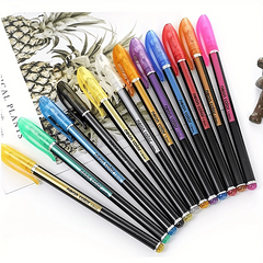 60pcs Children's Bright Crystal Fluorescent Mark Pen Set