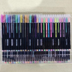 60pcs Children's Bright Crystal Fluorescent Mark Pen Set