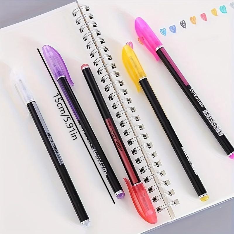 60pcs Children's Bright Crystal Fluorescent Mark Pen Set