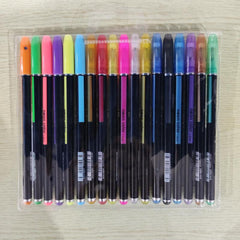60pcs Children's Bright Crystal Fluorescent Mark Pen Set