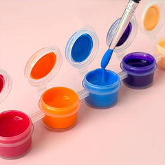 12 Colors Student Art Painting Pigment Strip