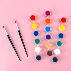 12 Colors Student Art Painting Pigment Strip