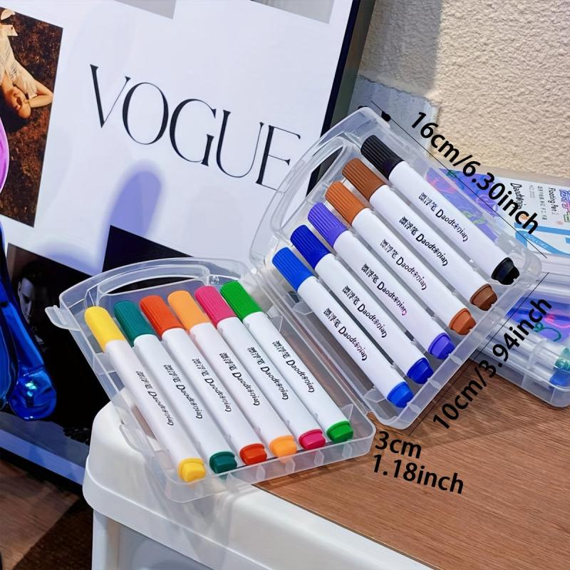 Water Floating Pen Whiteboard Pen Erasable Water based Marker Pen