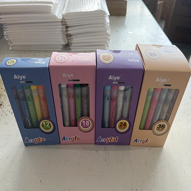 36pcs Watercolor Brushes Marker Pens Painting Art Supplies