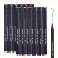 12pcs 24pcs Hook Line Extremely Fine Needle Tube Pen Set