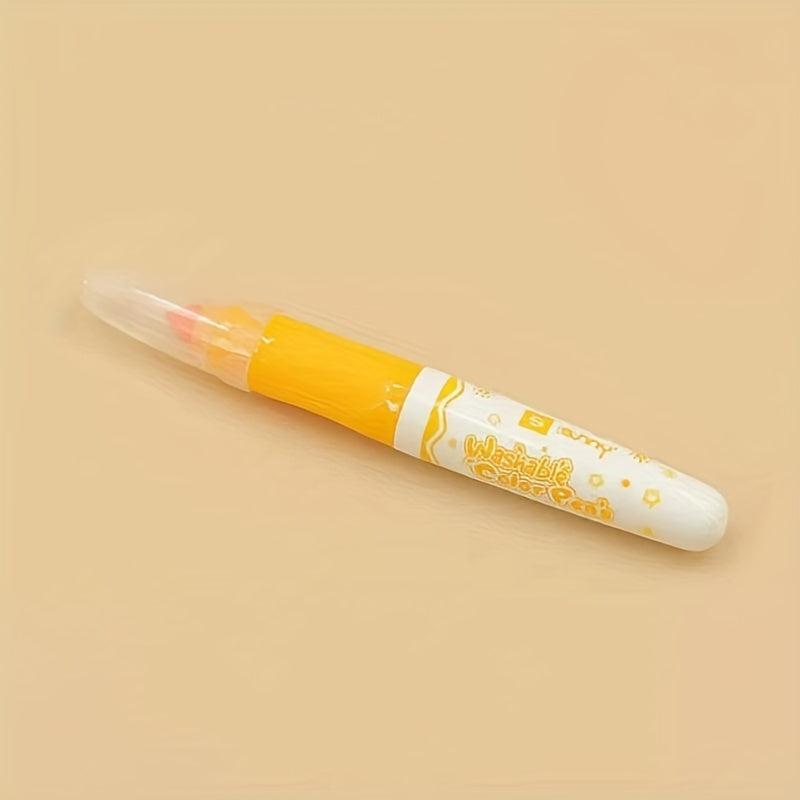 Watercolor Pen Thick Rod Large Capacity Double-ended Cap Marker Pen