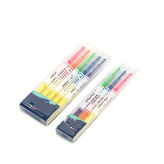 3pcs 5pcs Double Fluorescent Pen Set Student Note Highlight