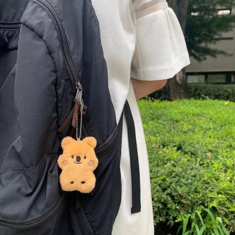 South Korea Ins Doll Plush Toy Kangaroo Koala Key Chain Pendant