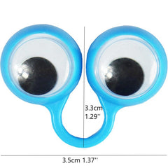 Eye Finger Puppets Plastic Rings With Eyes Prank Toys Fun Games