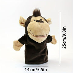 Cute Cartoon Animal Plush Hand Puppet Toy for Storytelling