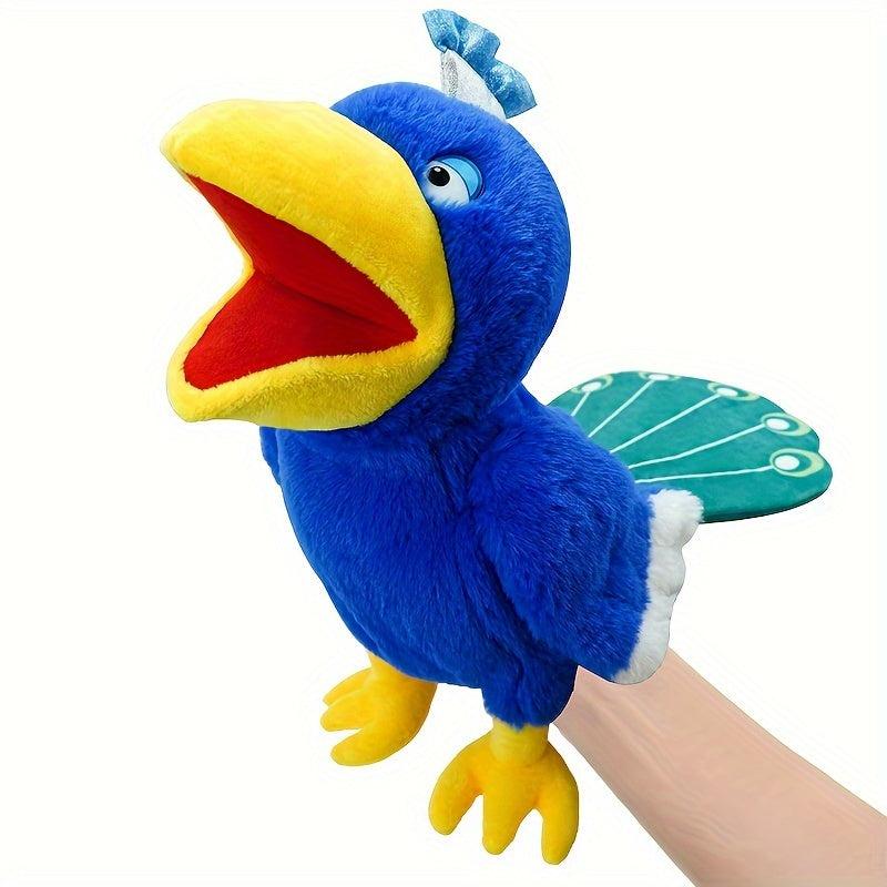 Owl Plush Toy Peacock Hand Puppet Doll